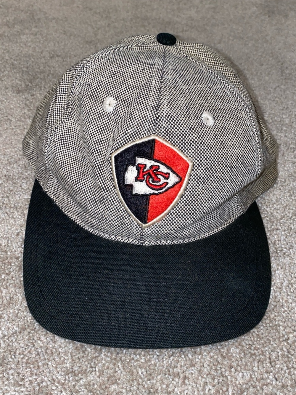 Vintage 90s Kansas City Chiefs Hat NFL Sports Specialties One Size Rare